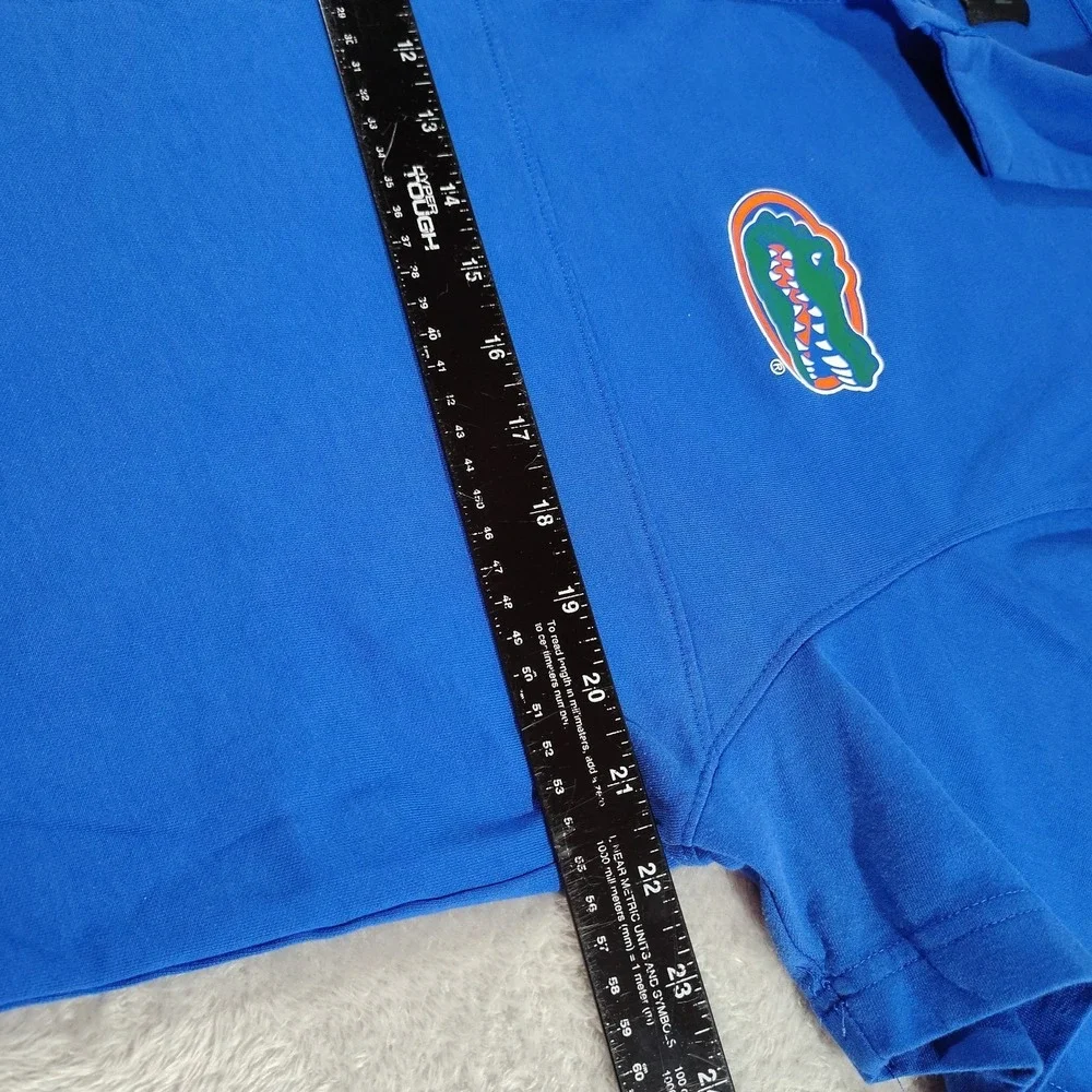 Jordan Florida Gators Polo Shirt Men L Blue Golf College Outdoor Preppy Classic